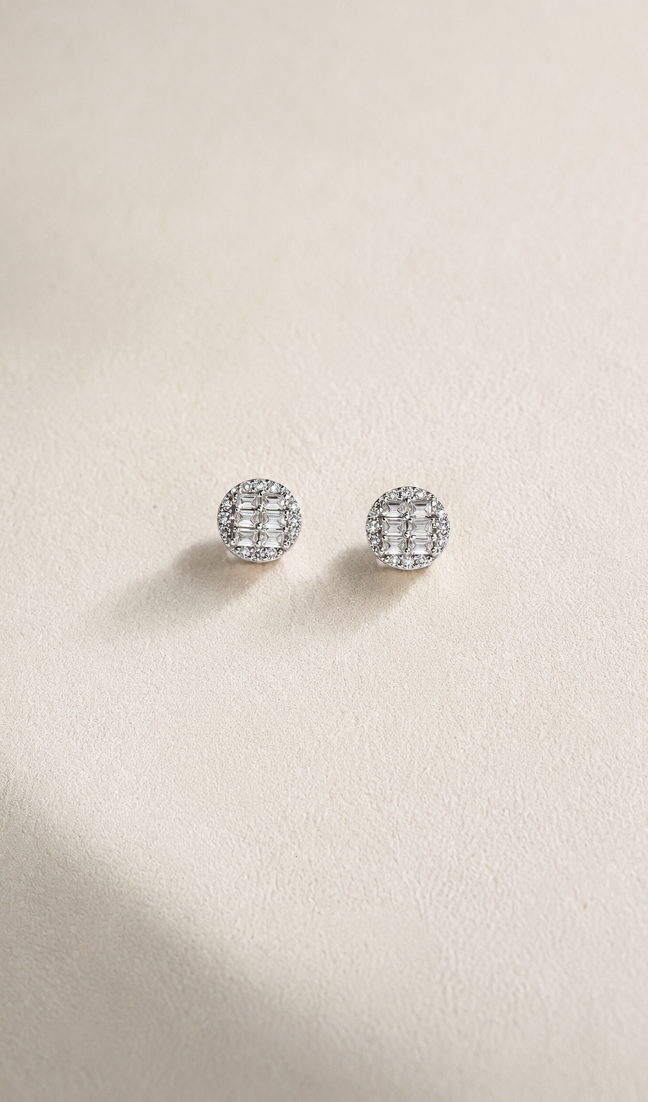 Aretes circulares con circonitas