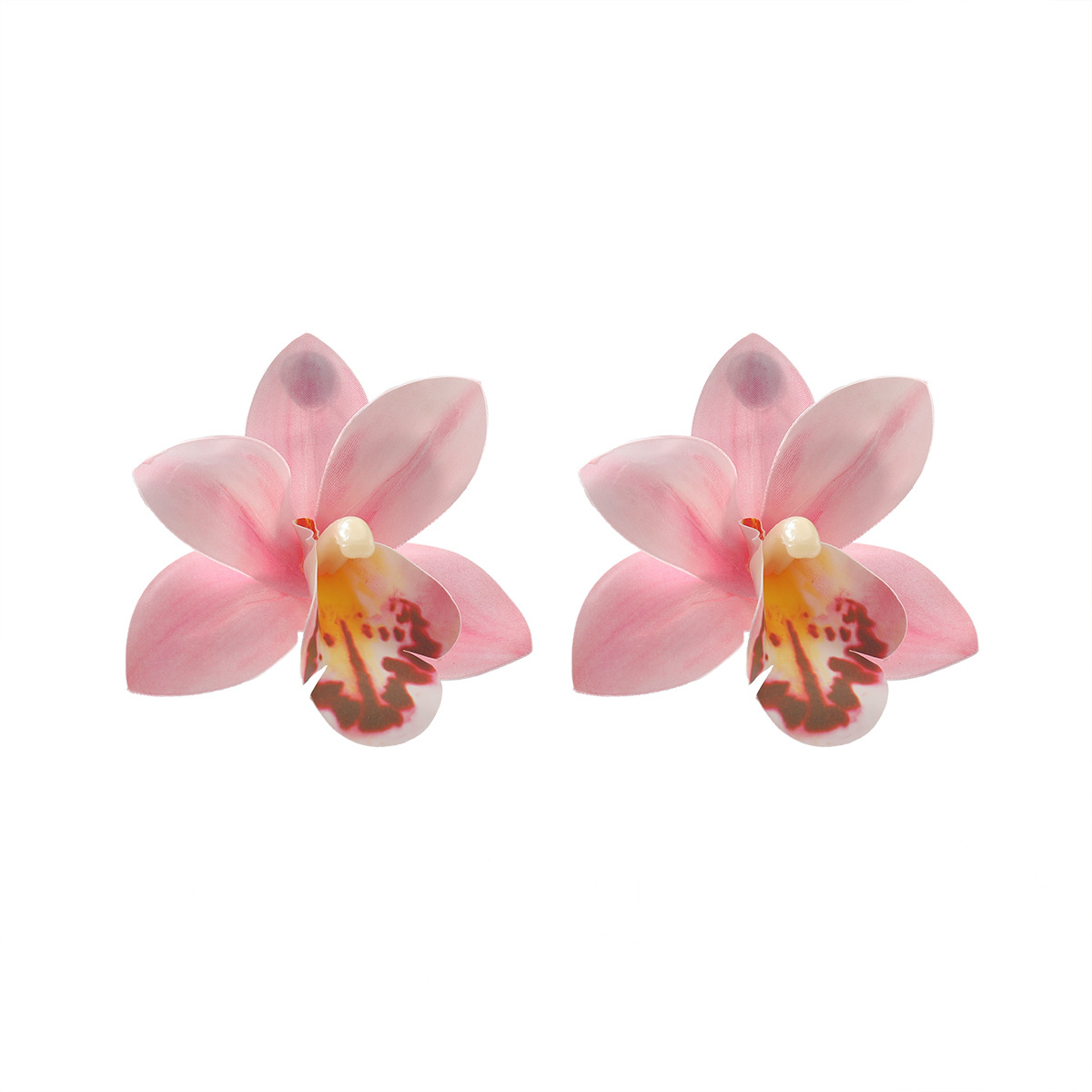 Aretes de orquidea rosa-C0 Arete de orquidea rosa