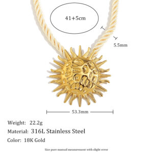 Collar dije de sol