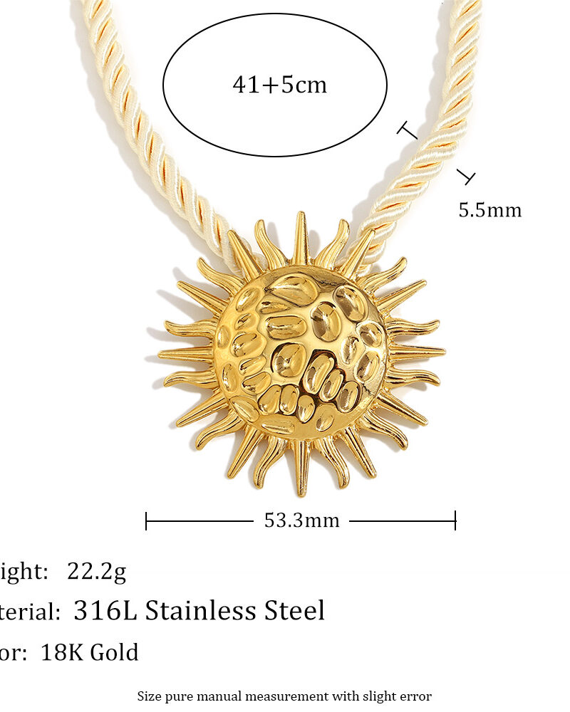 Collar dije de sol-C5 Collar dije de sol