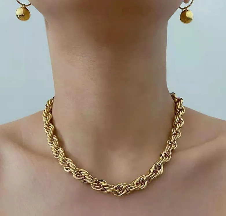 Collar enredado de 8MM-Acero inoxidable 316L-C0 Collar enredado 8MM