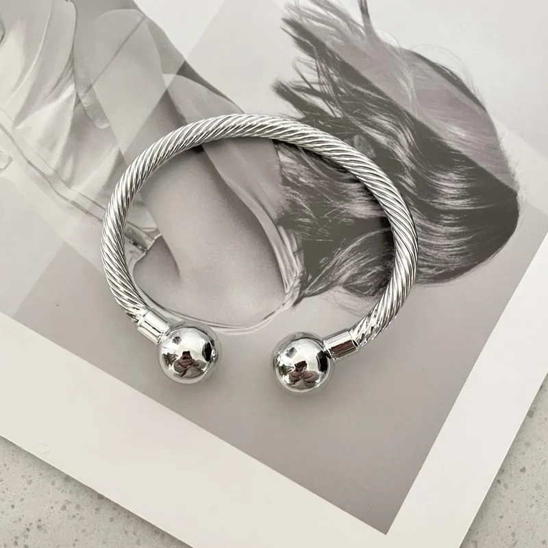 Pulsera ajustable color plateado-Brass-C0 (1) Pulsera ajustable color plateado