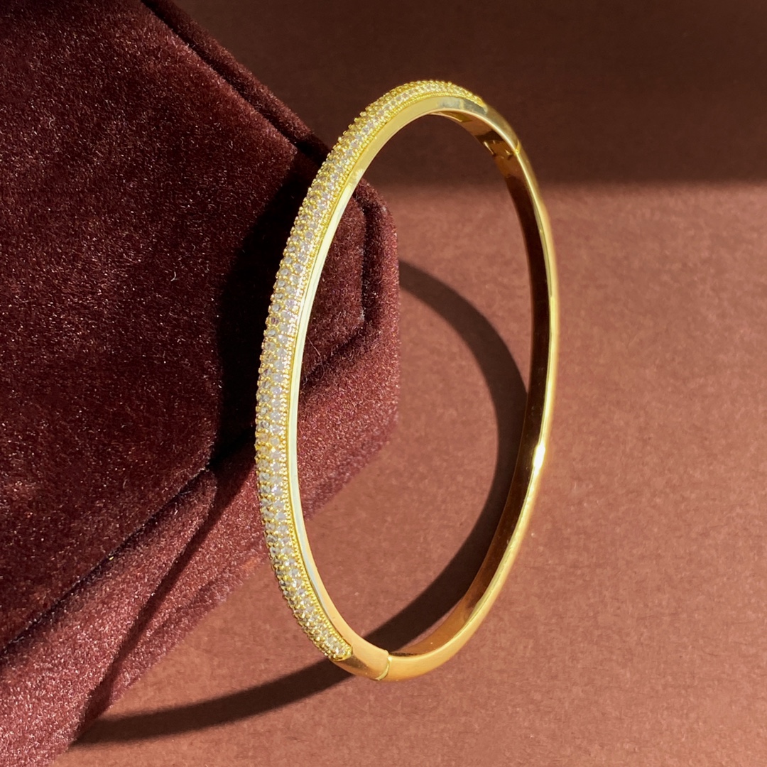 Pulsera con baño de oro de 18K-Brass-C0 Pulsera con baño de oro de 18K
