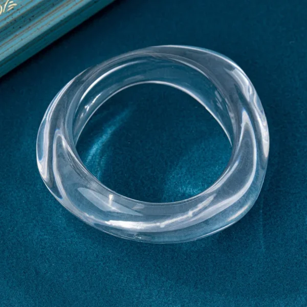 Pulsera resina transparente